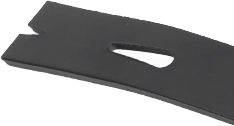 Heavy Duty Carbon Steel Pry Bar Tool Compact Black Nail Puller For Woodworking Home Repair - Image 5